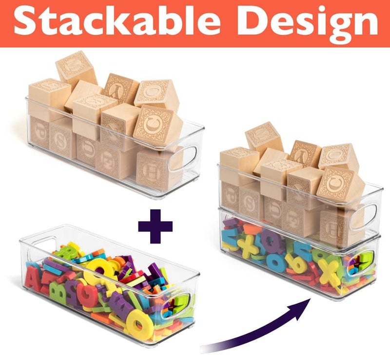 ClearSpace Plastic Pantry Organization and Food Storage Bin – Great Kitchen Fridge Organizer Bins, 2 Pack - Image 4